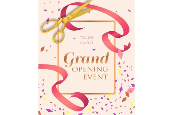 Download Grand Opening Event Lettering with Sciss - Letter Collection