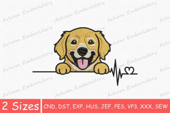 Download Golden Retriever Heartbeat - Old Collection